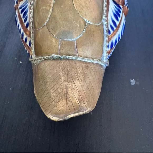 Vintage Mexican Tonala Pottery and Brass Duck - Picture 5 of 8